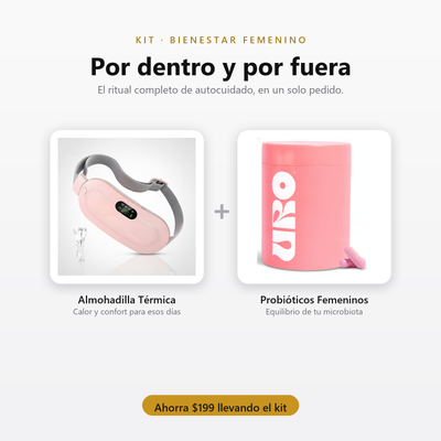 Kit Bienestar Femenino — Almohadilla + Probióticos URO