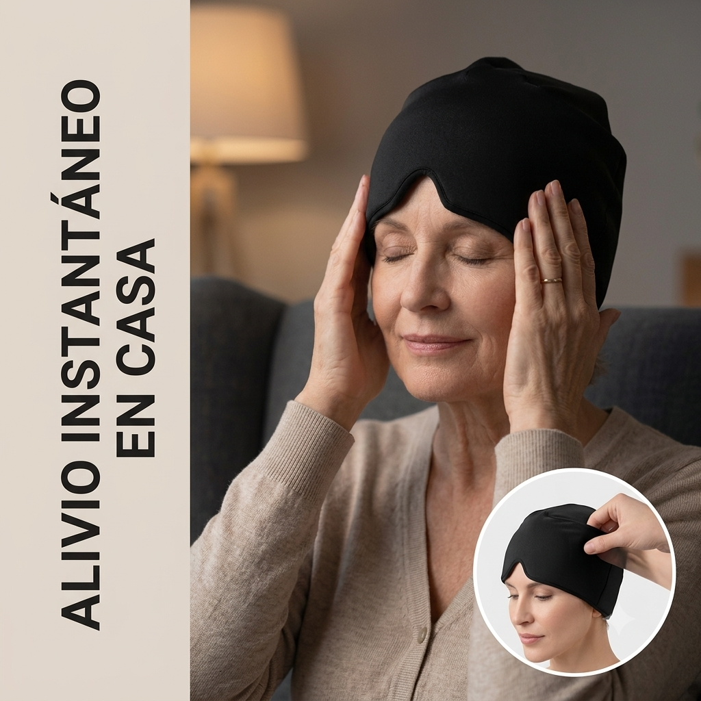 Gorro de Gel Terapéutico Para Migraña