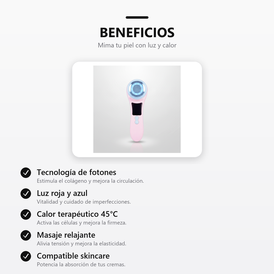 Masajeador de Fotones beneficios