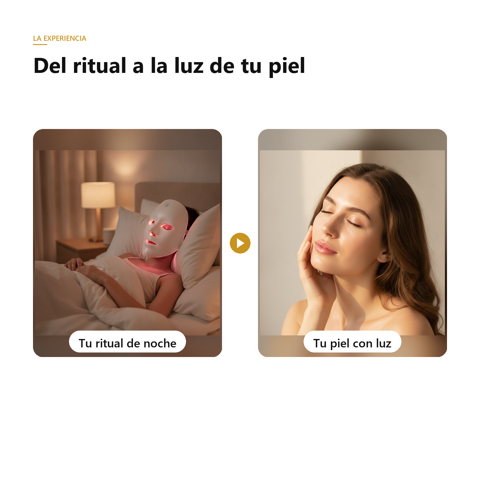 Del ritual a la piel con luz