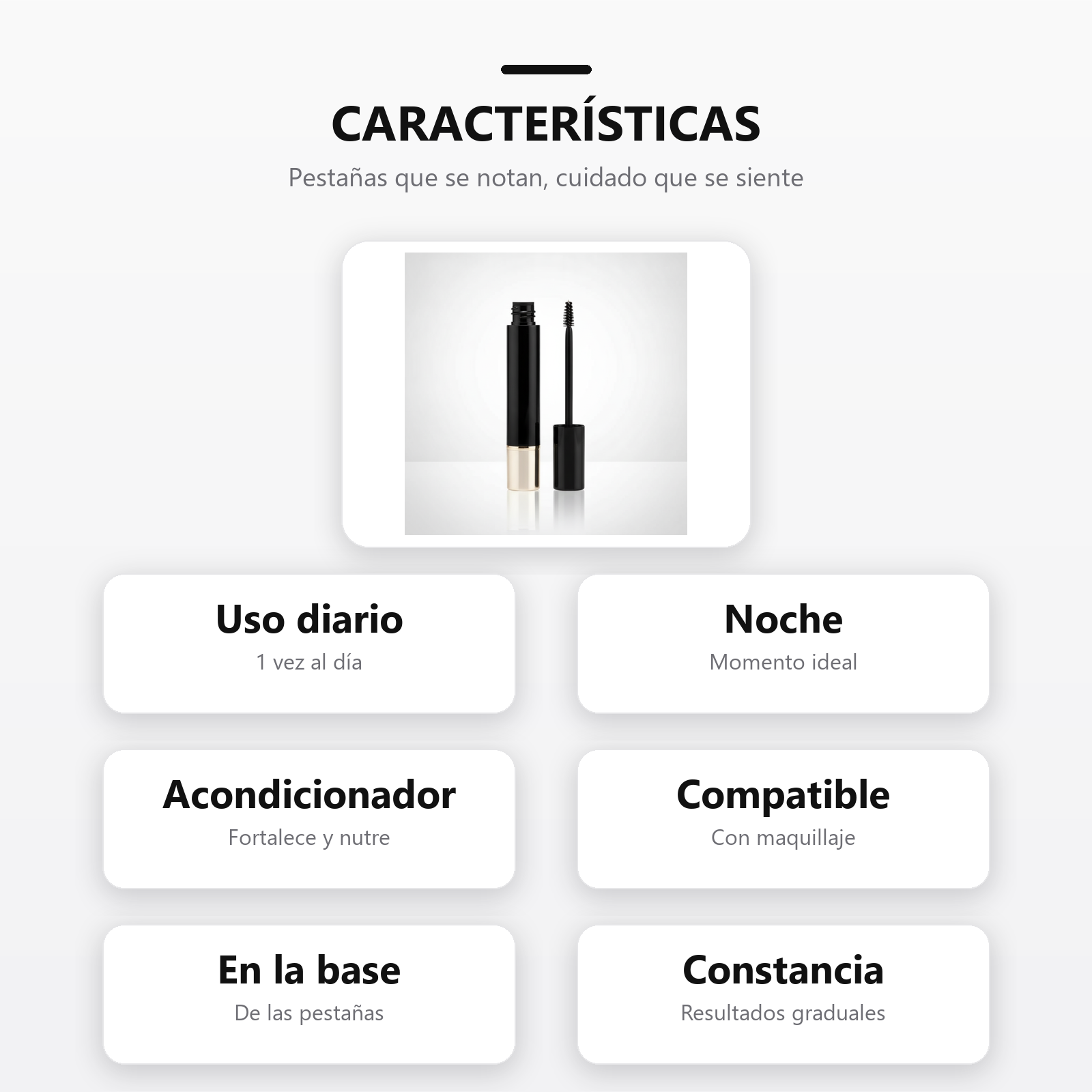 Serum Alargador de Pestanas caracteristicas