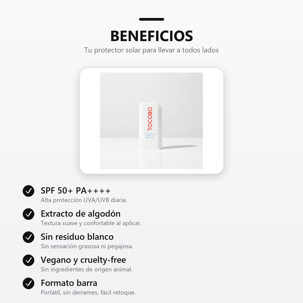 Protector Solar TOCOBO beneficios