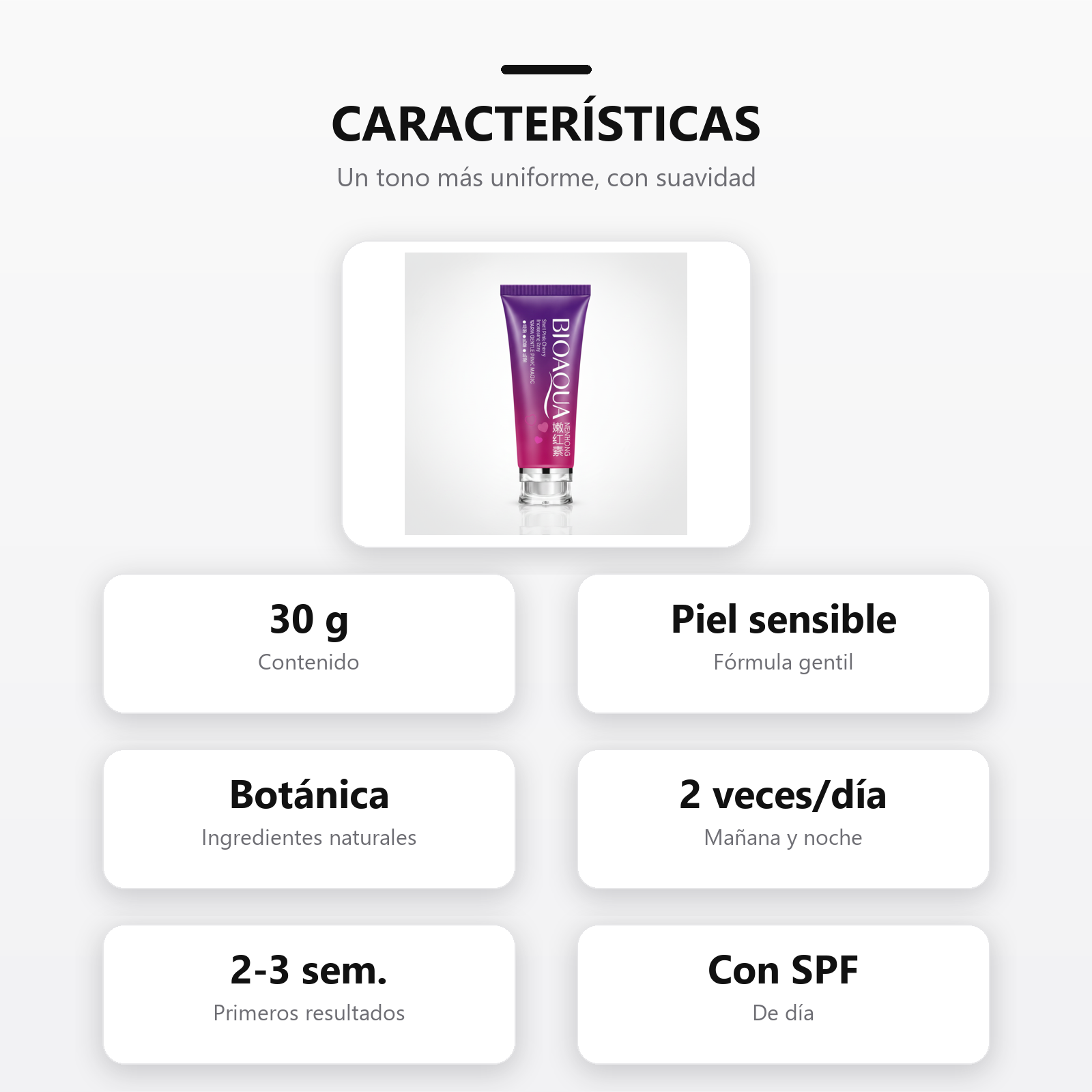 Unificadora de Tono caracteristicas