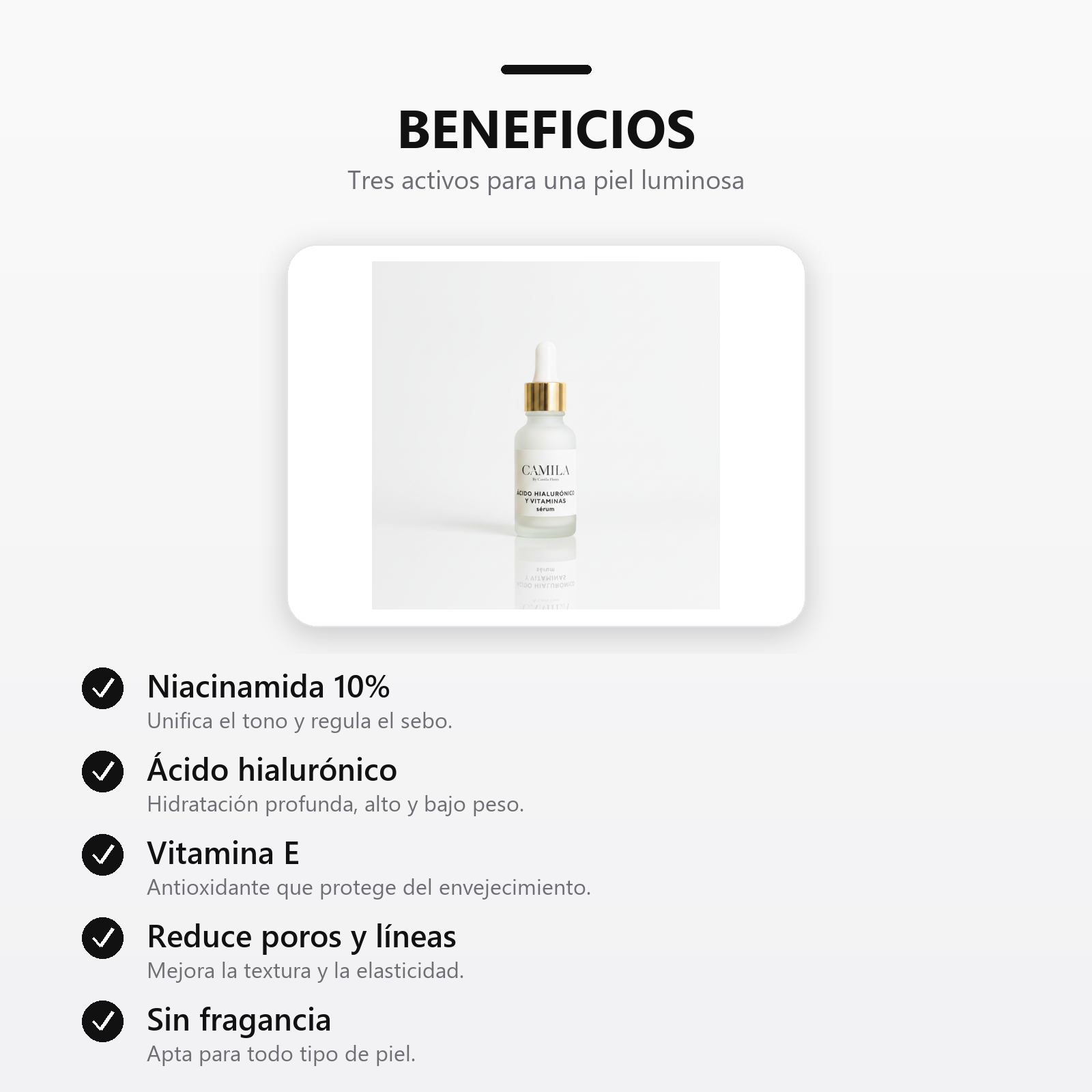 Serum de Vitamina B3 beneficios