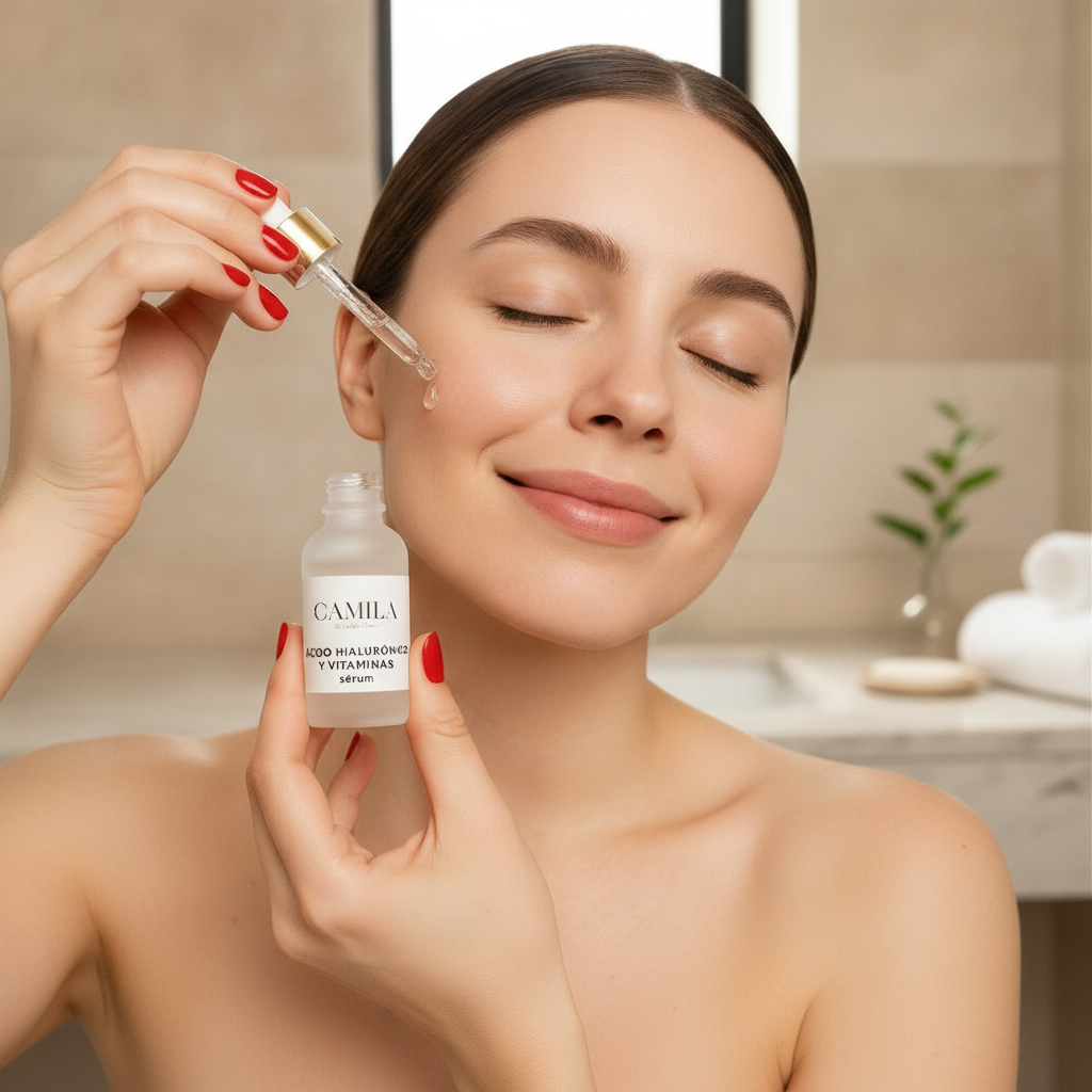 Serum de Vitamina B3 en uso
